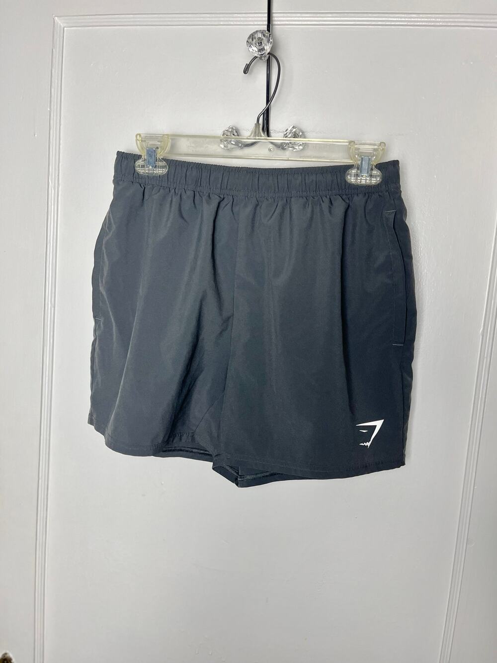 Gymshark Mens M Gray Training Shorts Lightweight Running Workout Athletic
